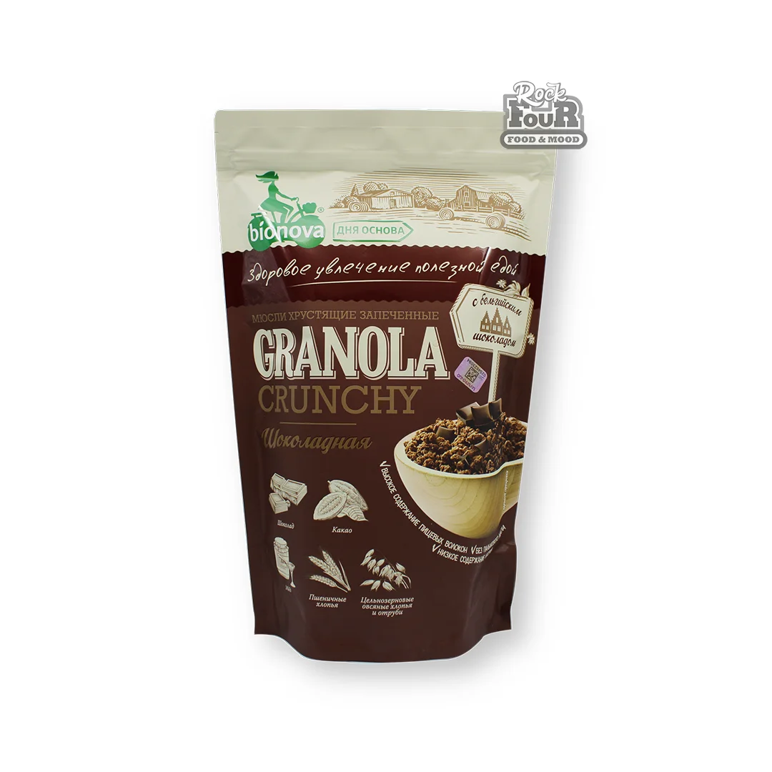 Մյուսլի «Bionova» բելգիական շոկոլադով 400գ